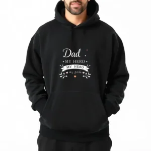 Real Heroes Go By Dad Hoodie