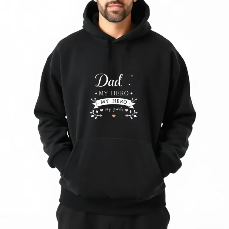 Real Heroes Go By Dad Hoodie